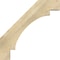 Ekena Millwork 4"W x 26"D x 26"H Merced Rough Sawn Knee Brace, Douglas Fir BRC04X26X26MRC00RDF - alternate 2